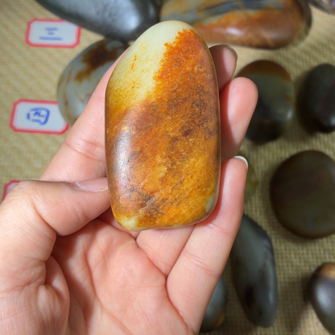 和田玉未镶嵌挂件130g