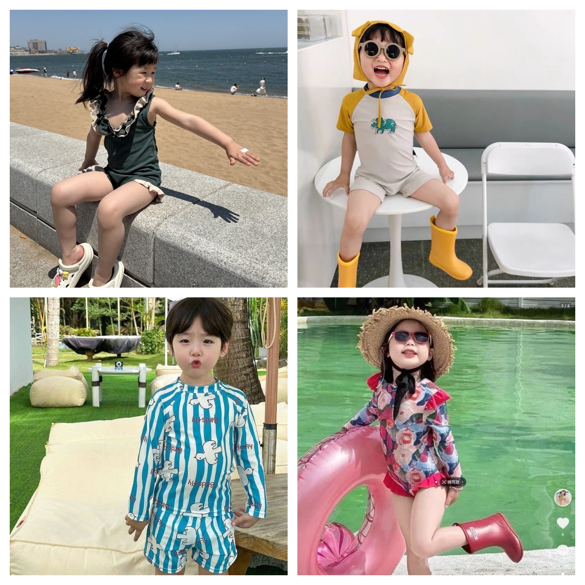 孤品潜水冲浪儿童泳衣福利 微瑕 介意慎拍 