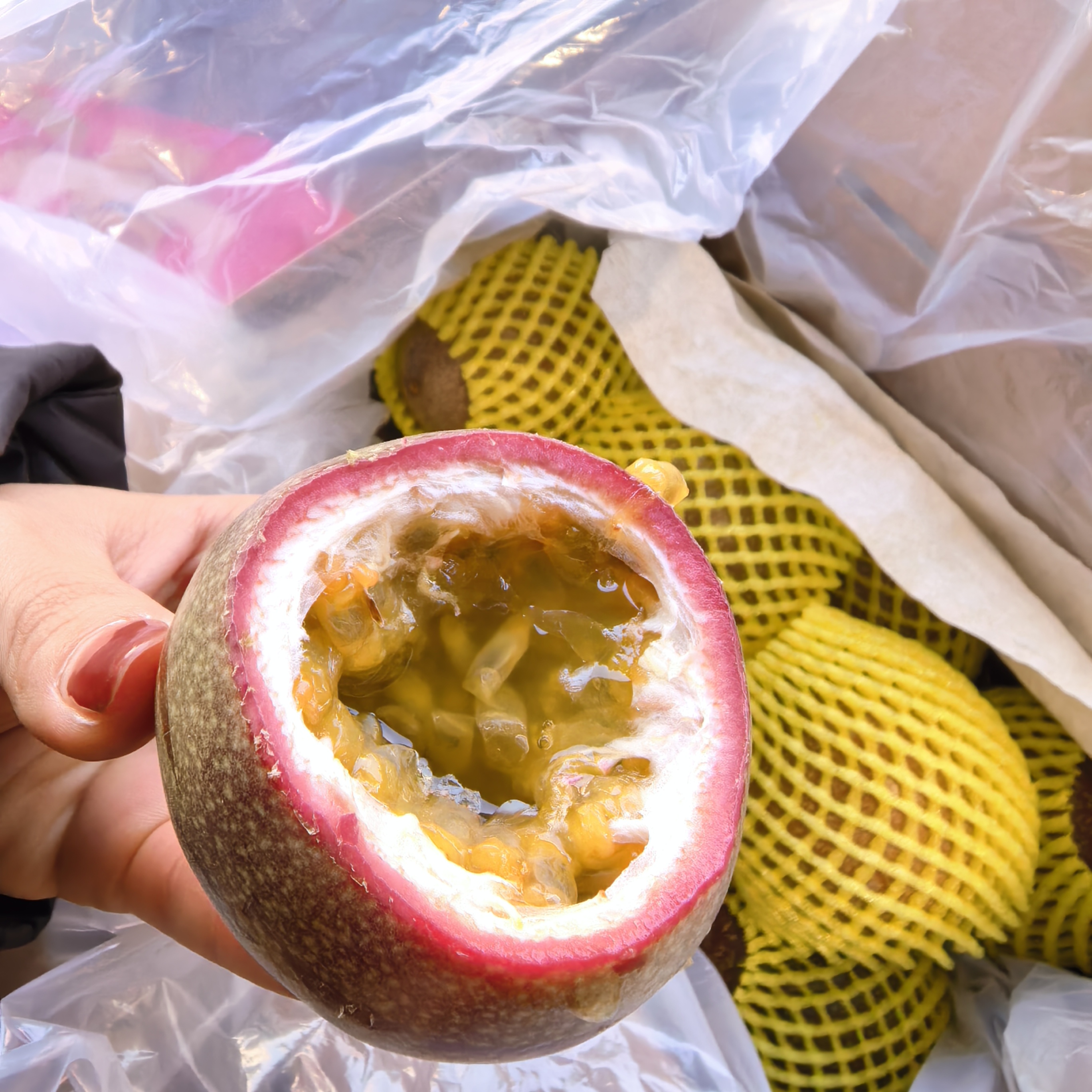 【顺丰次日达】蜜桃百香果 礼盒装 汁水巨多钦蜜9号云南省