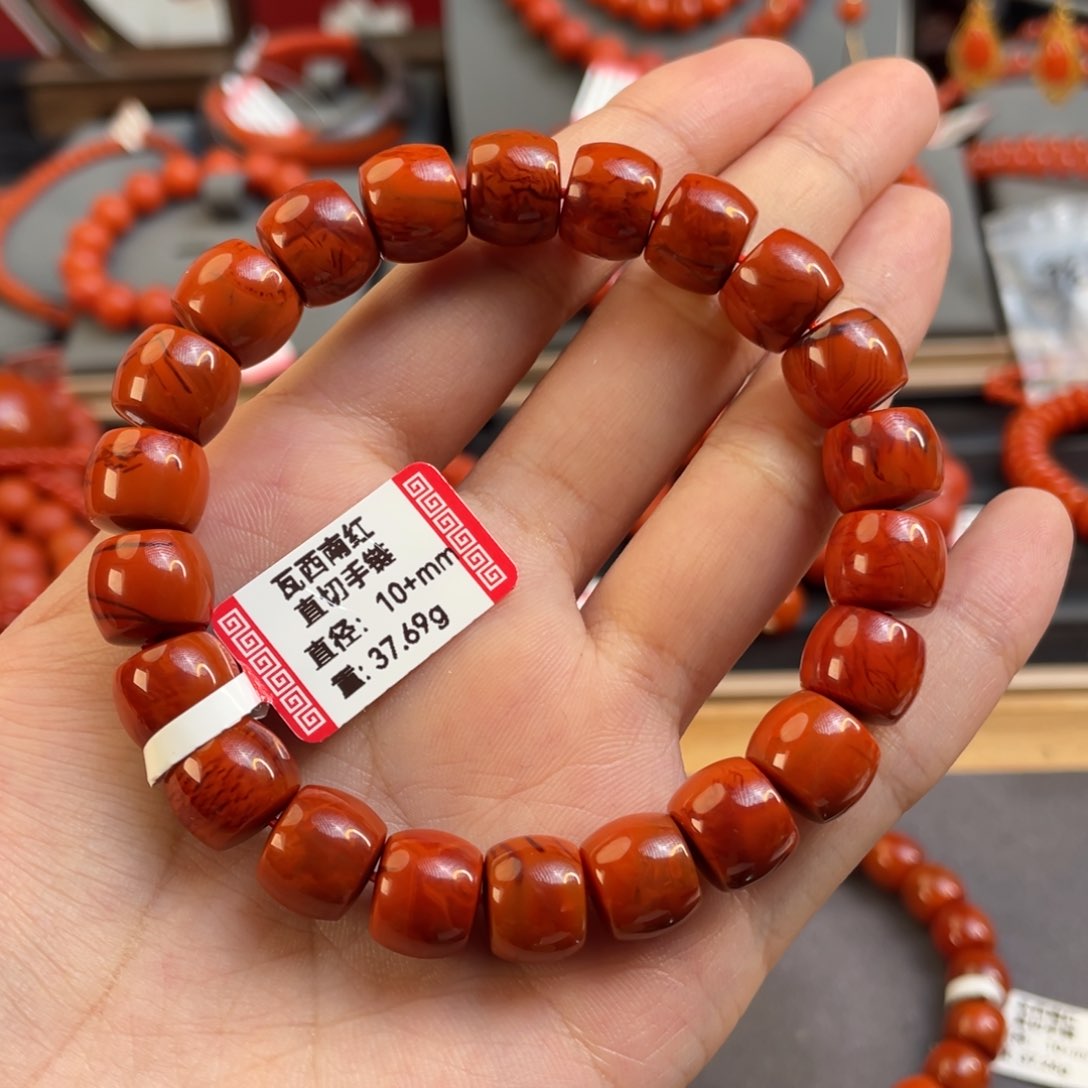 南红玛瑙10+mm 单圈未镶嵌笑**沂