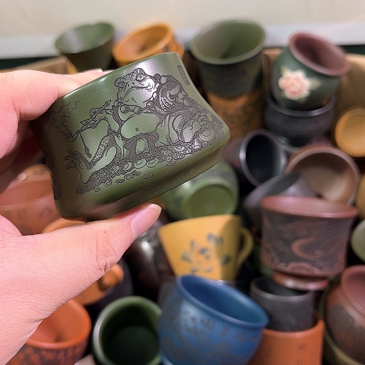 茶杯紫砂全手工紫砂主人杯