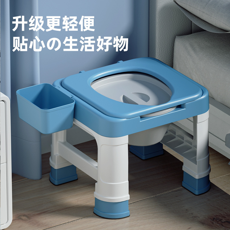 蹲厕改坐厕老人孕妇马桶老年人坐便器房间用简易款折叠坐便椅子