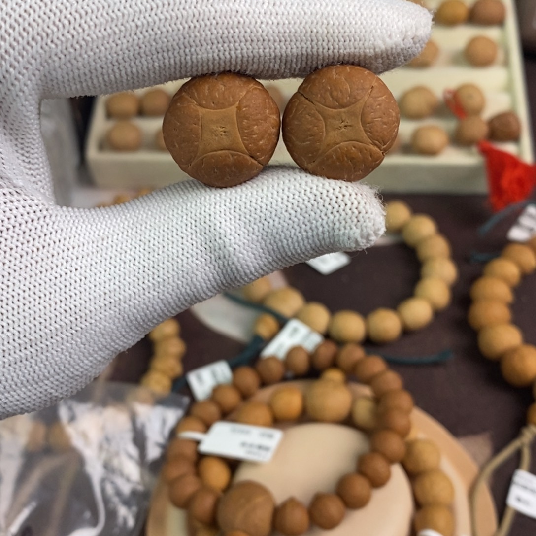 吊坠凤眼菩提20.5麒麟一对