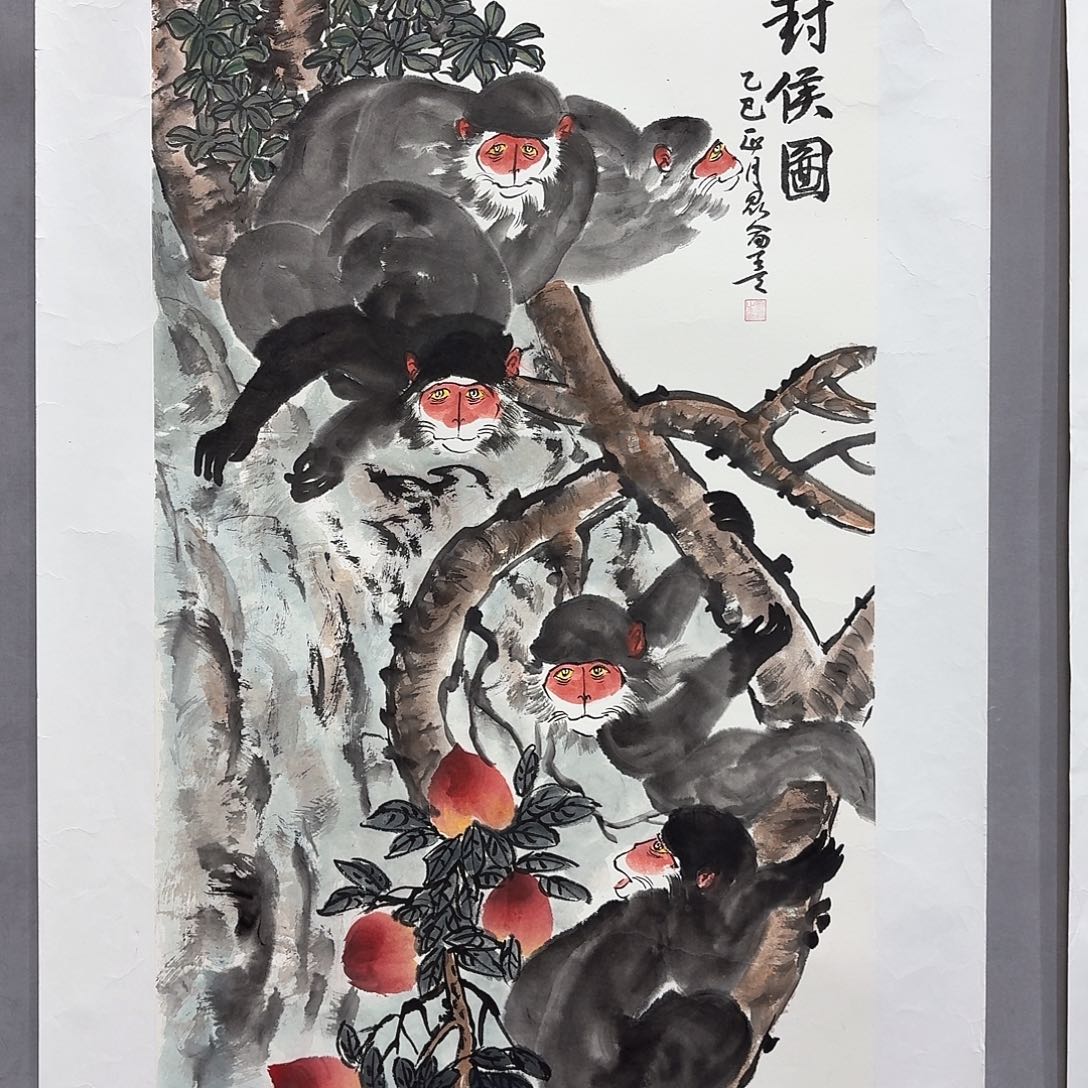 国画亲笔手绘放心去藏