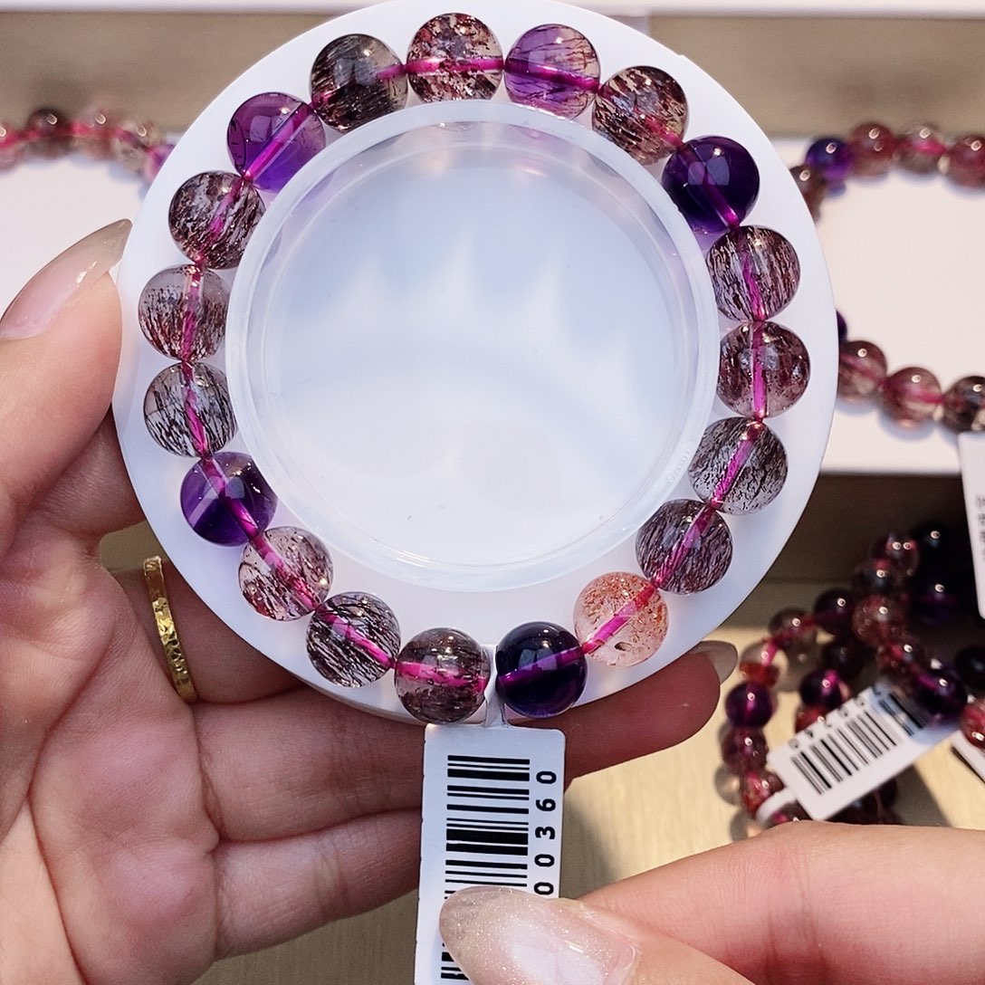 手链水晶未镶嵌黑加仑超七10+