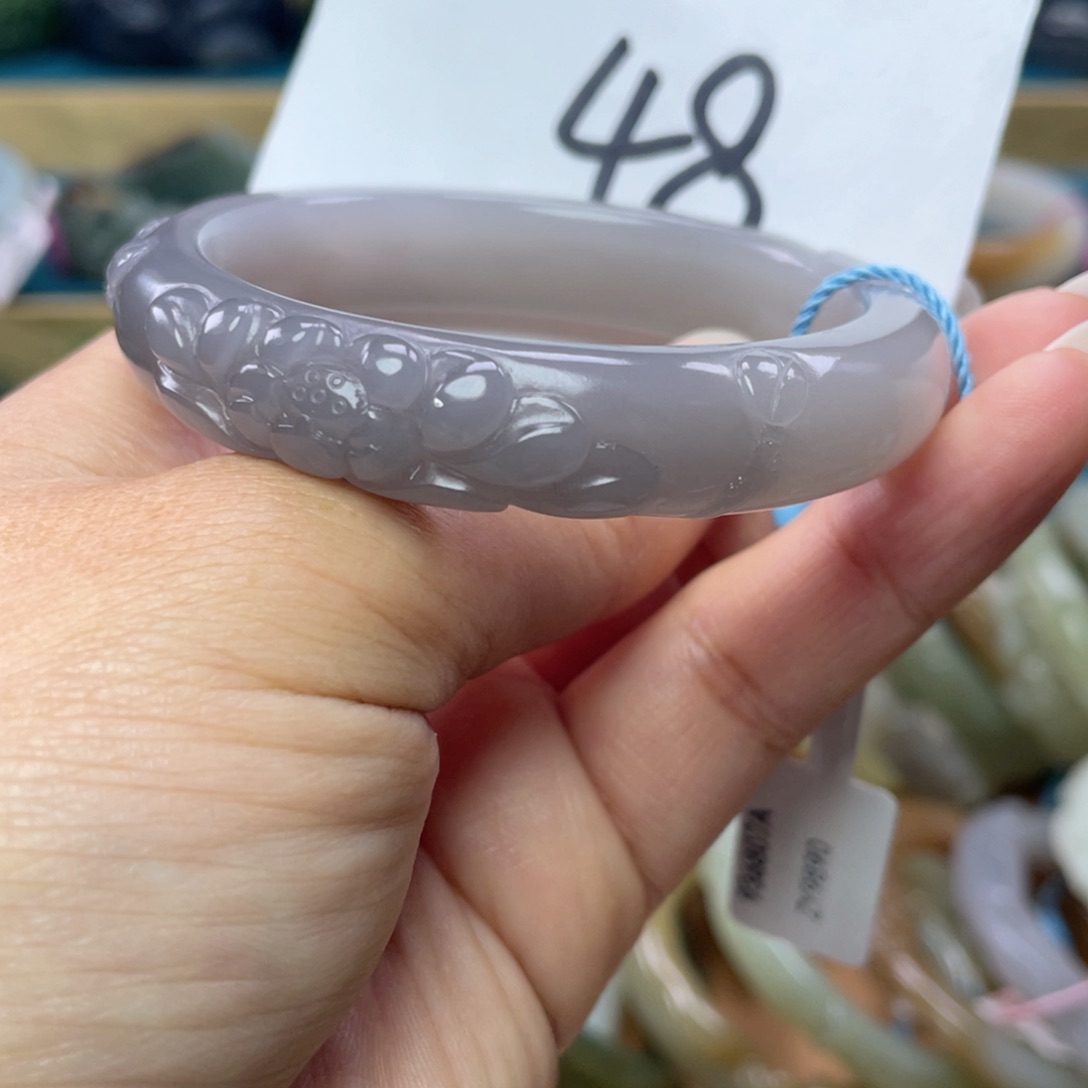 未镶嵌手镯和田玉圈口53