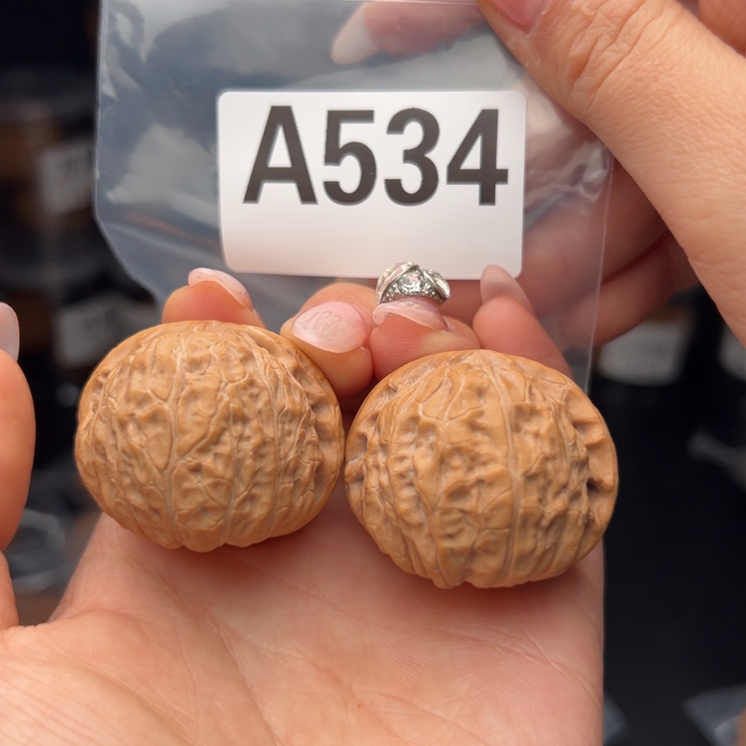 文玩核桃吊坠南瓜墩39+