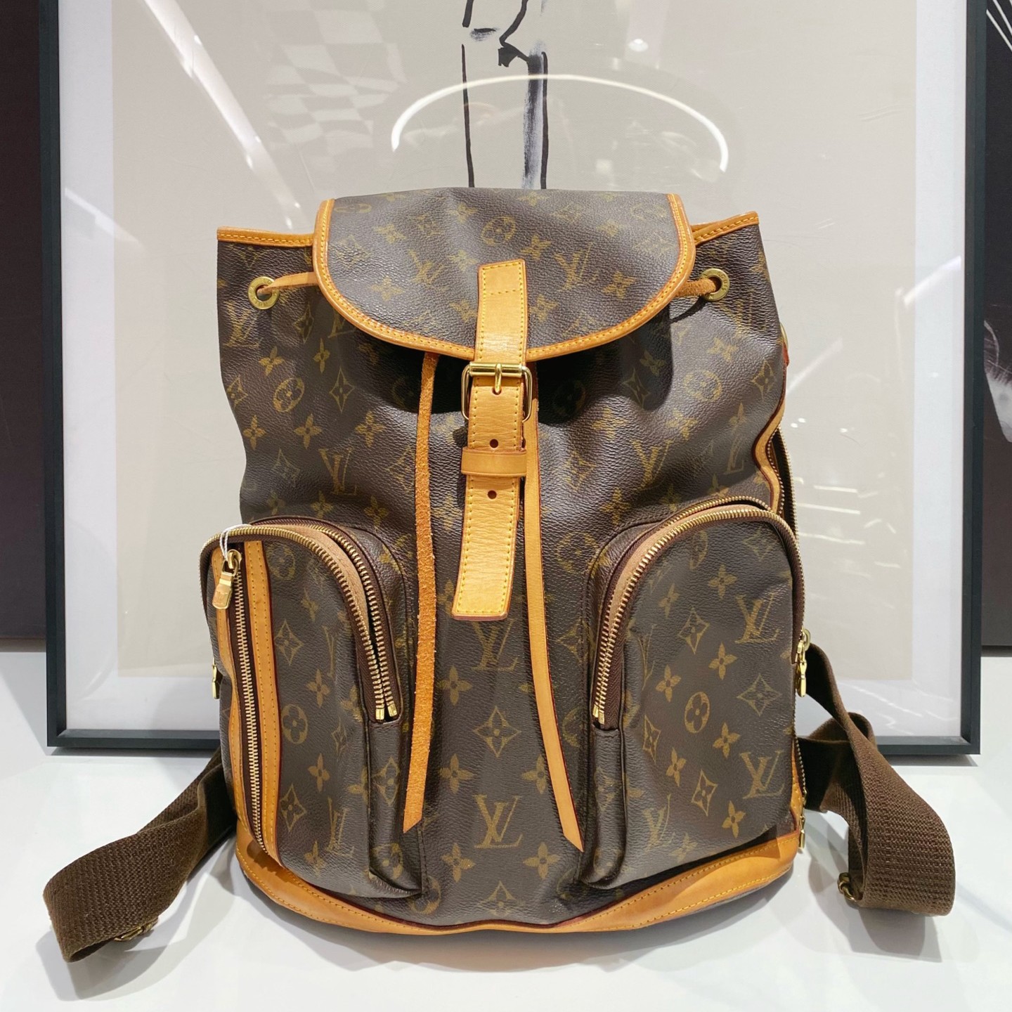 99新 LouisVuitton/路易威登 lv 贝克汉姆双肩包 14113