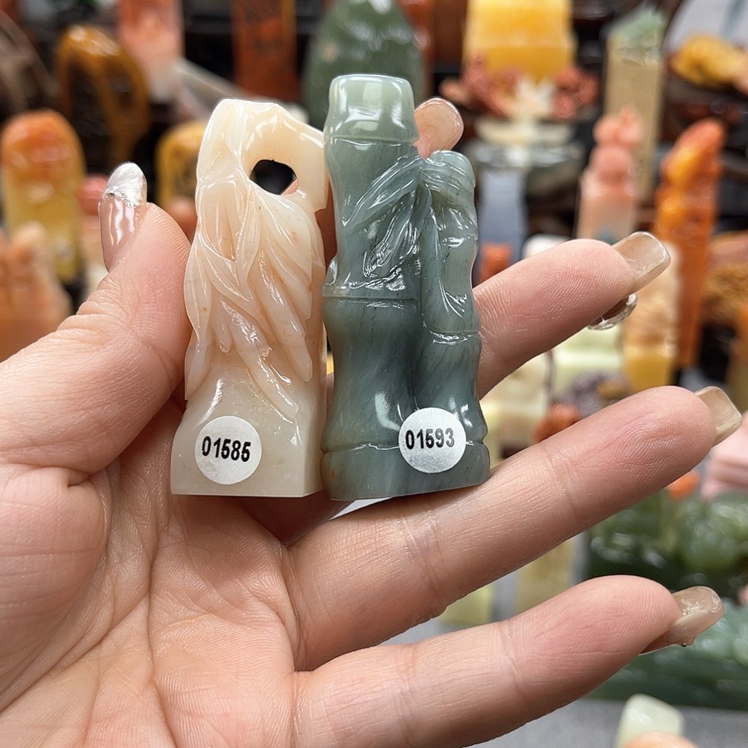 寿山石印石沐*15851593包邮包刻