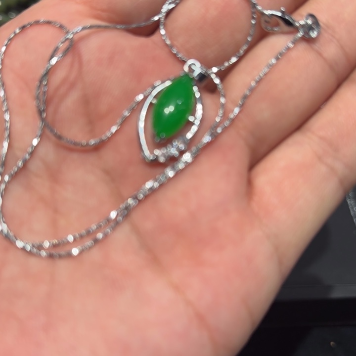 查罗石合金手绳马来玉吊坠