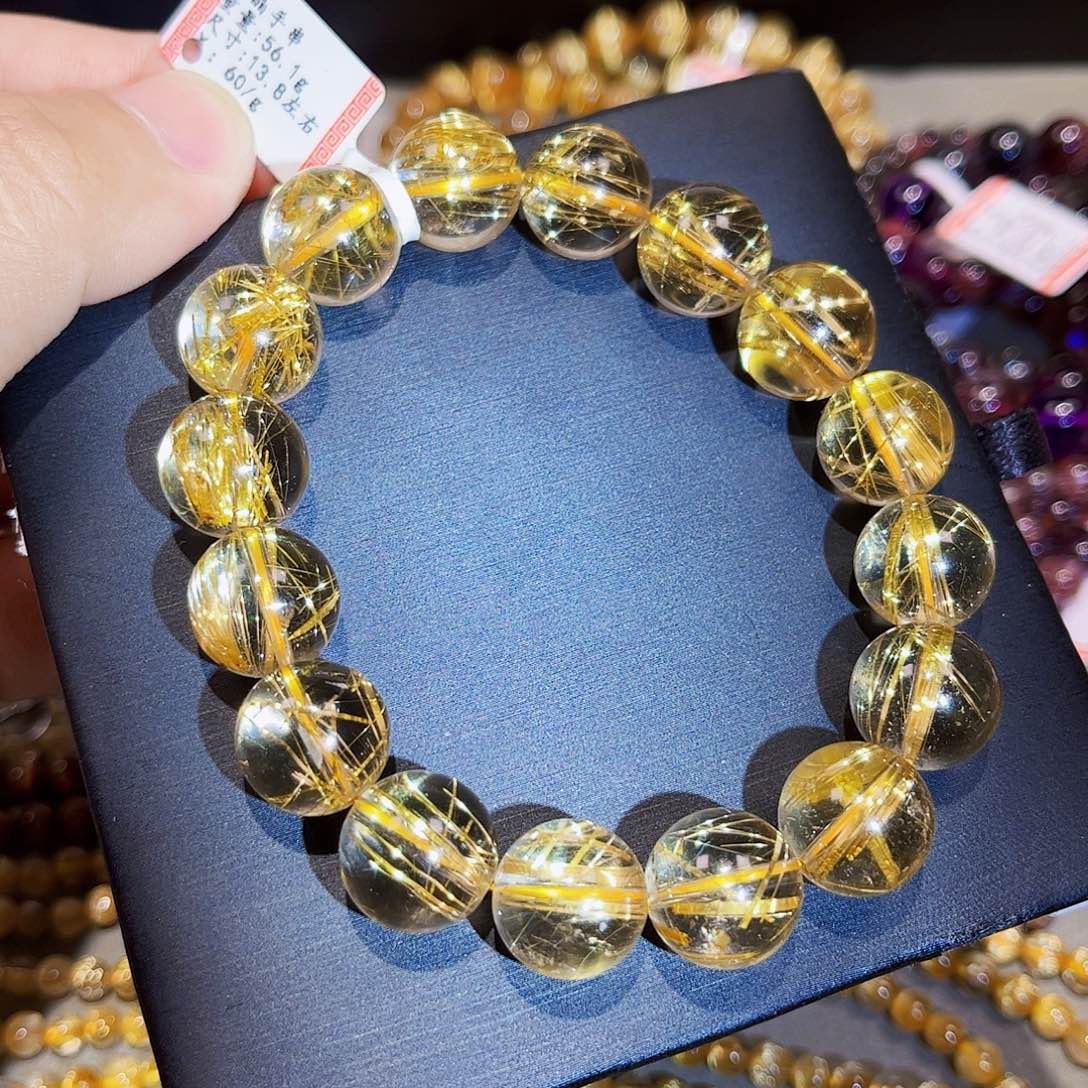 水晶手链未镶嵌钛晶手串