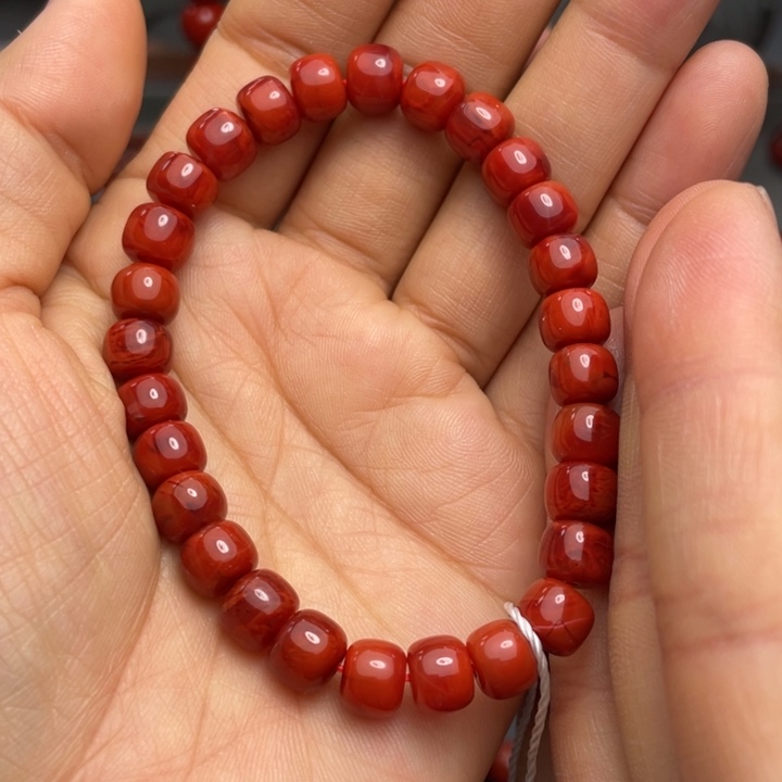 南红玛瑙手串8多样性发1未镶嵌
