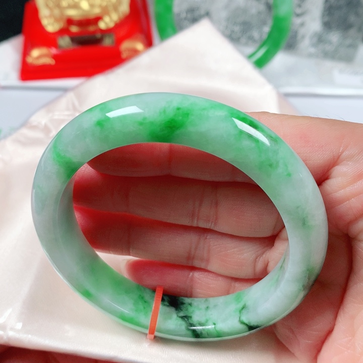 未镶嵌手镯翡翠 编号1014 正圈56-57