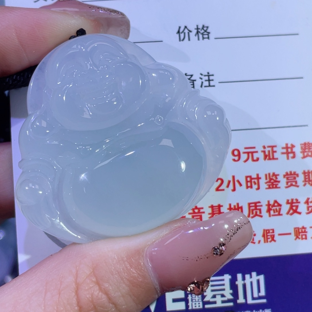 翡翠颈饰未镶嵌A****a佛公
