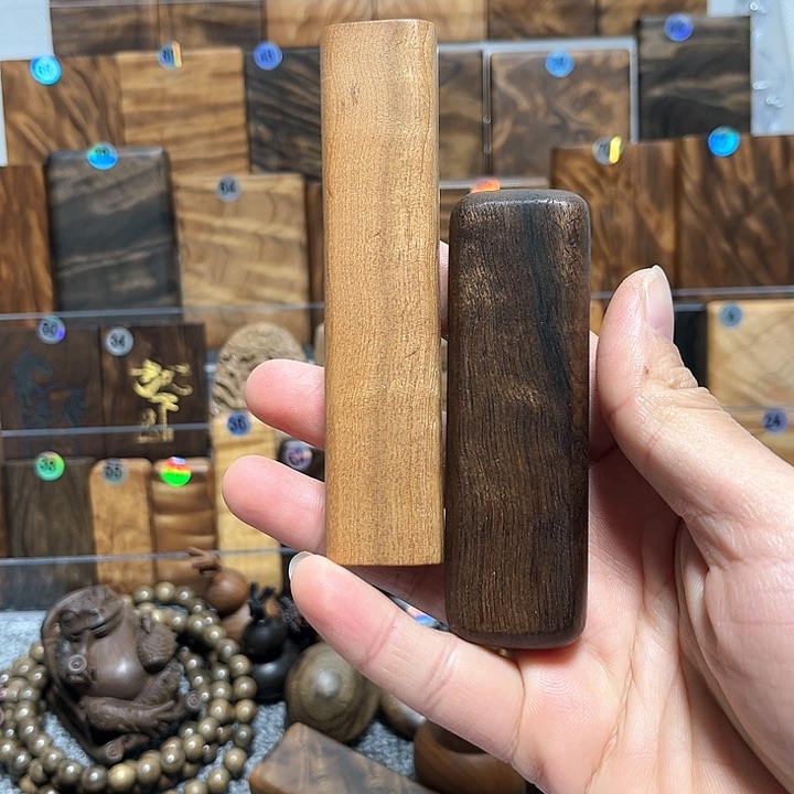 金丝楠把件金丝楠木小叶桢楠