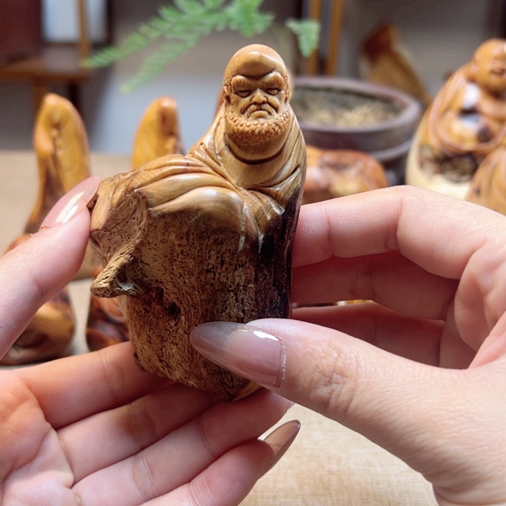 柏木原皮达摩手把件