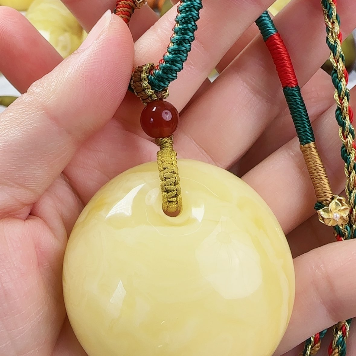 【闪购商品】琥珀颈饰未镶嵌吊坠