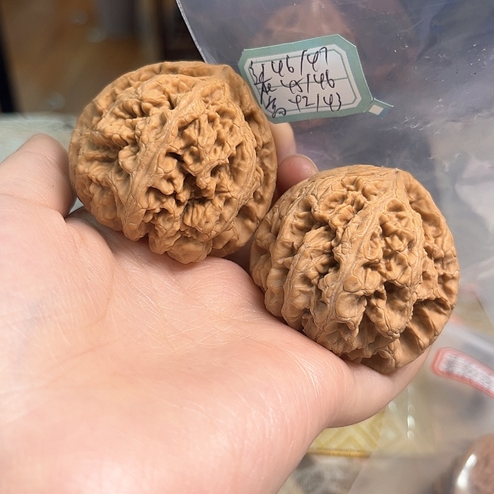 文玩核桃把件非嫁接大粗筋