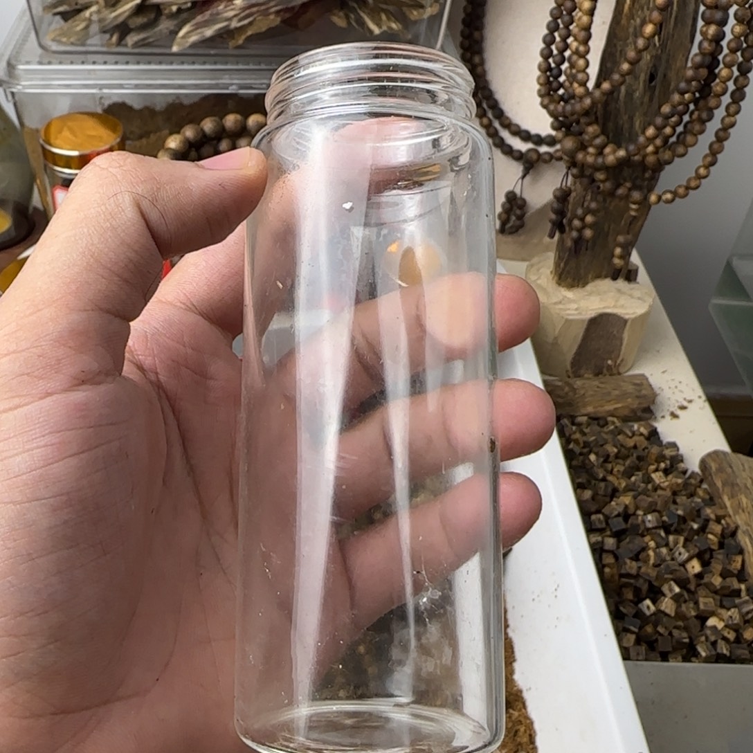 青***沉香沉香碎屑原材料瓶子沉香