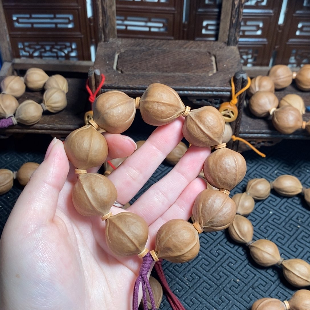 橄榄核手串/手链2325梅林铁三花橄榄核