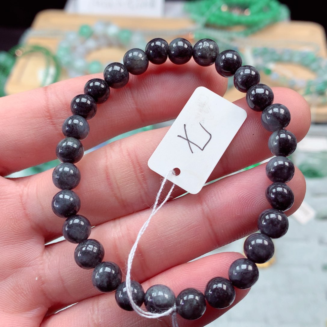翡翠手链未镶嵌翡翠手串