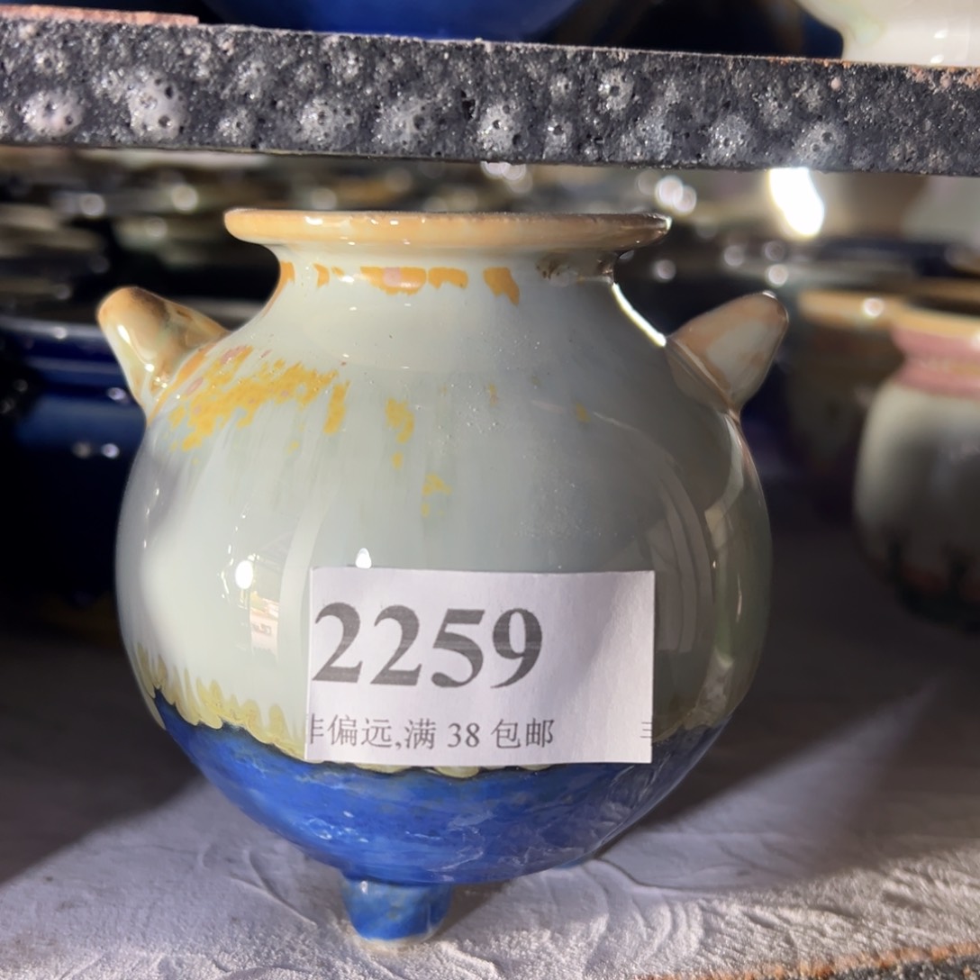 陶瓷景德镇手工花盆