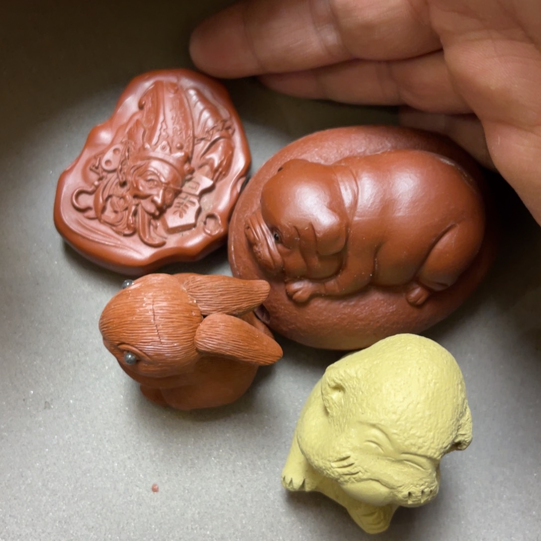 紫砂茶宠紫砂瑕疵