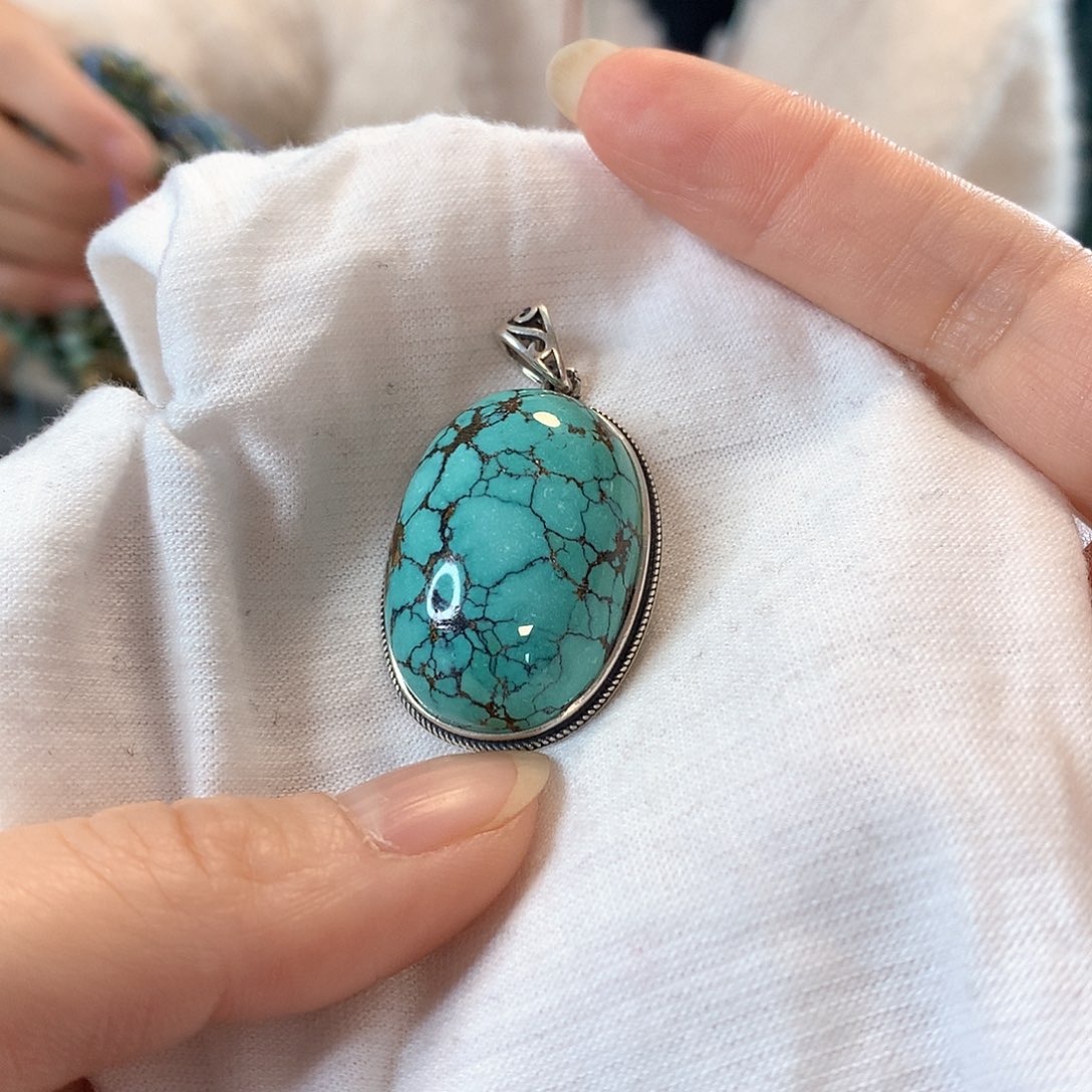 绿松石珠宝奇石未镶嵌