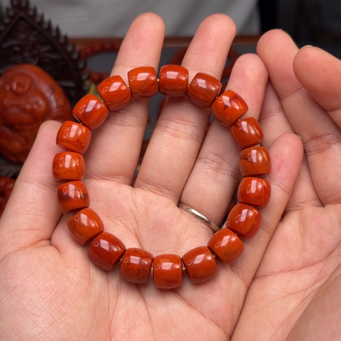 南红玛瑙配饰卡11尺寸未镶嵌