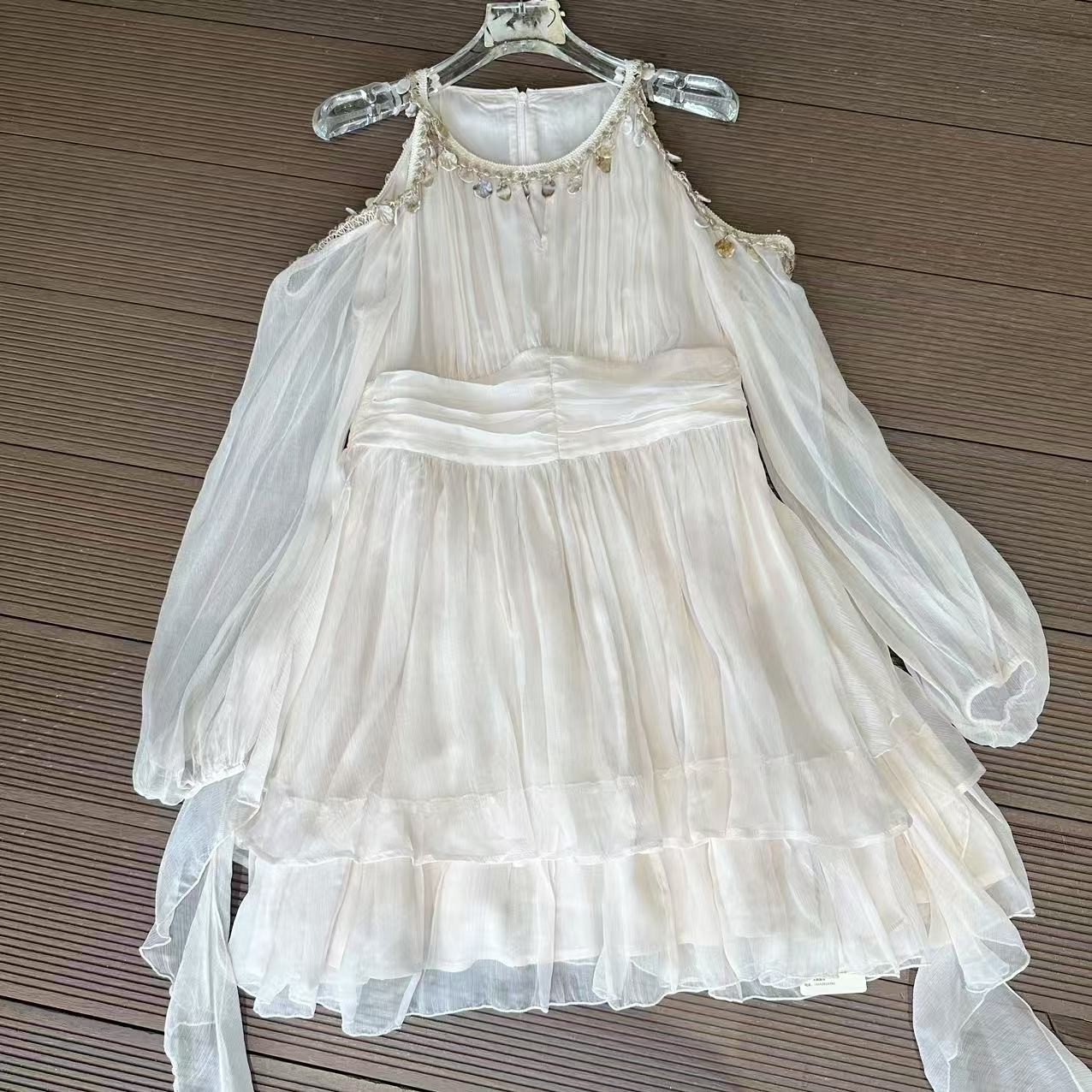 【2025-禾枫表弟】重磅100桑蚕丝连衣裙59094-3