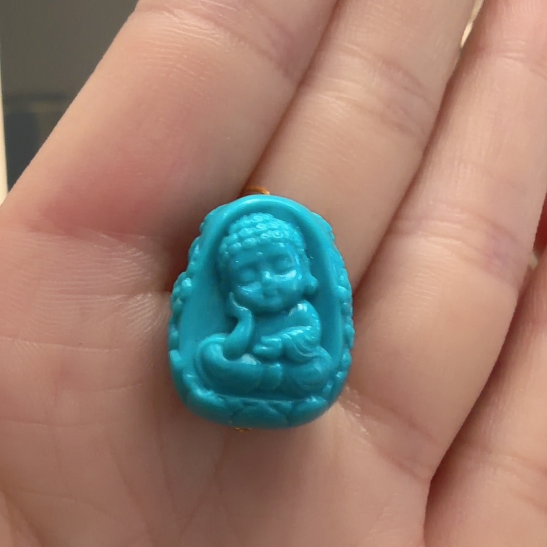 绿松石未镶嵌颈饰