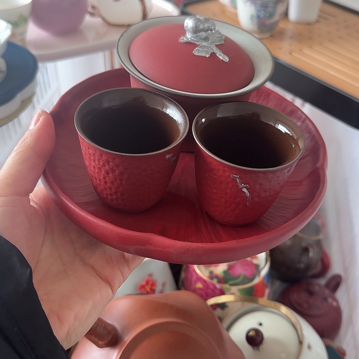 微瑕陶瓷茶具茶杯茶壶