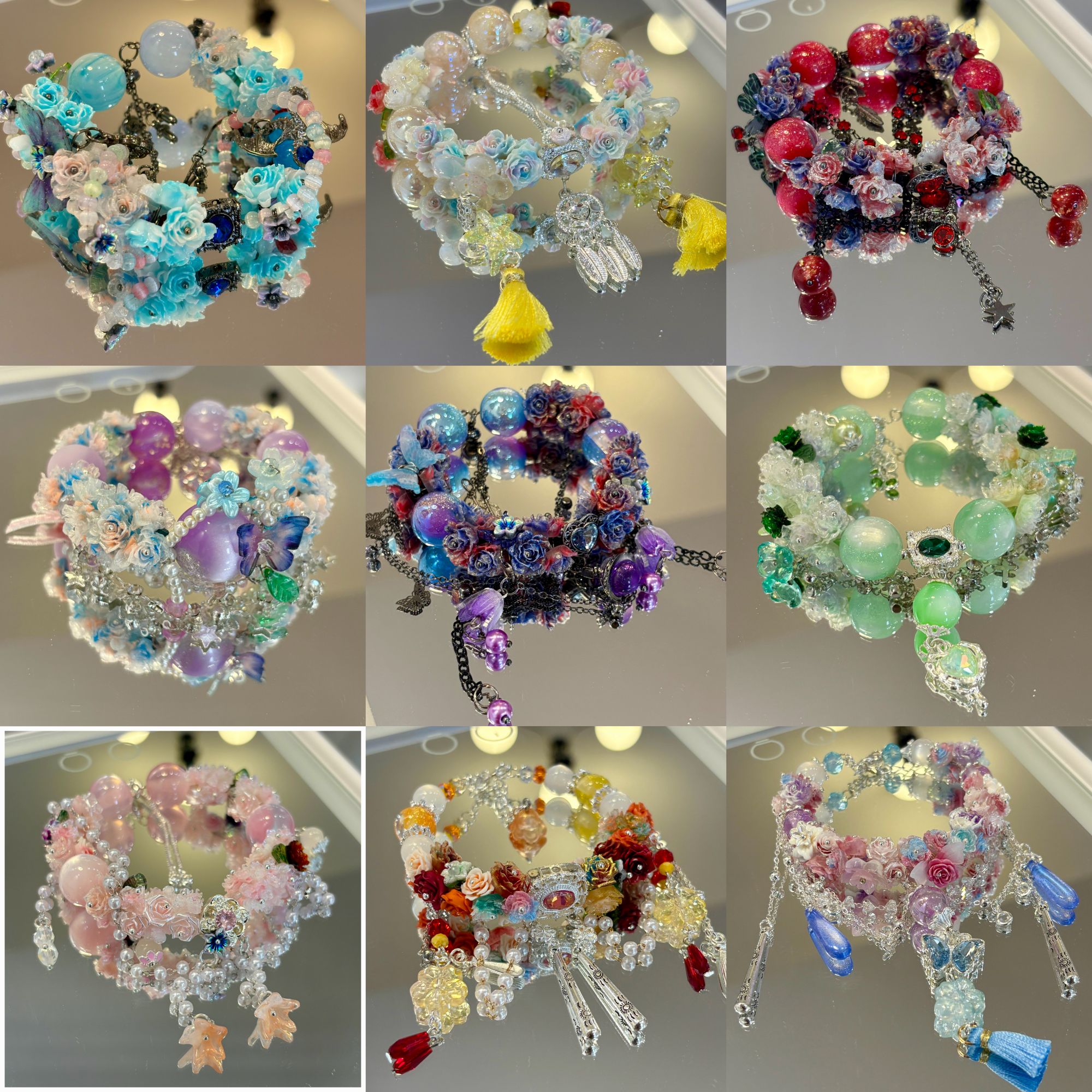 【重工款手串】手工diy树脂串珠拆拆乐女手链手串