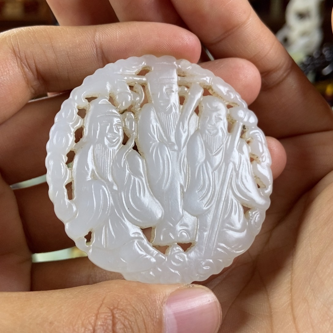 和田玉挂件未镶嵌用*