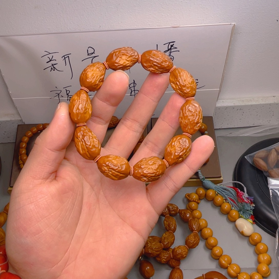 用***9橄榄核手串/手链1.6大枣