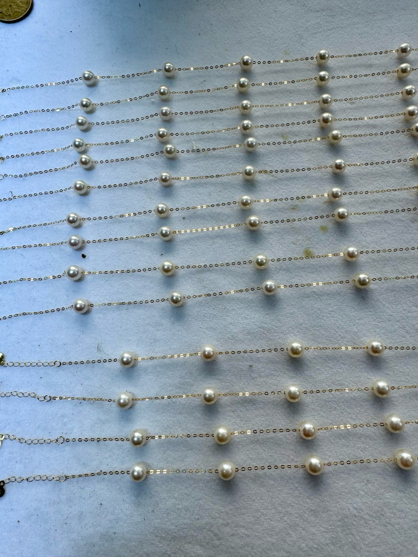 合金项链 金闪o链5-6mm满天星项链时尚轻奢