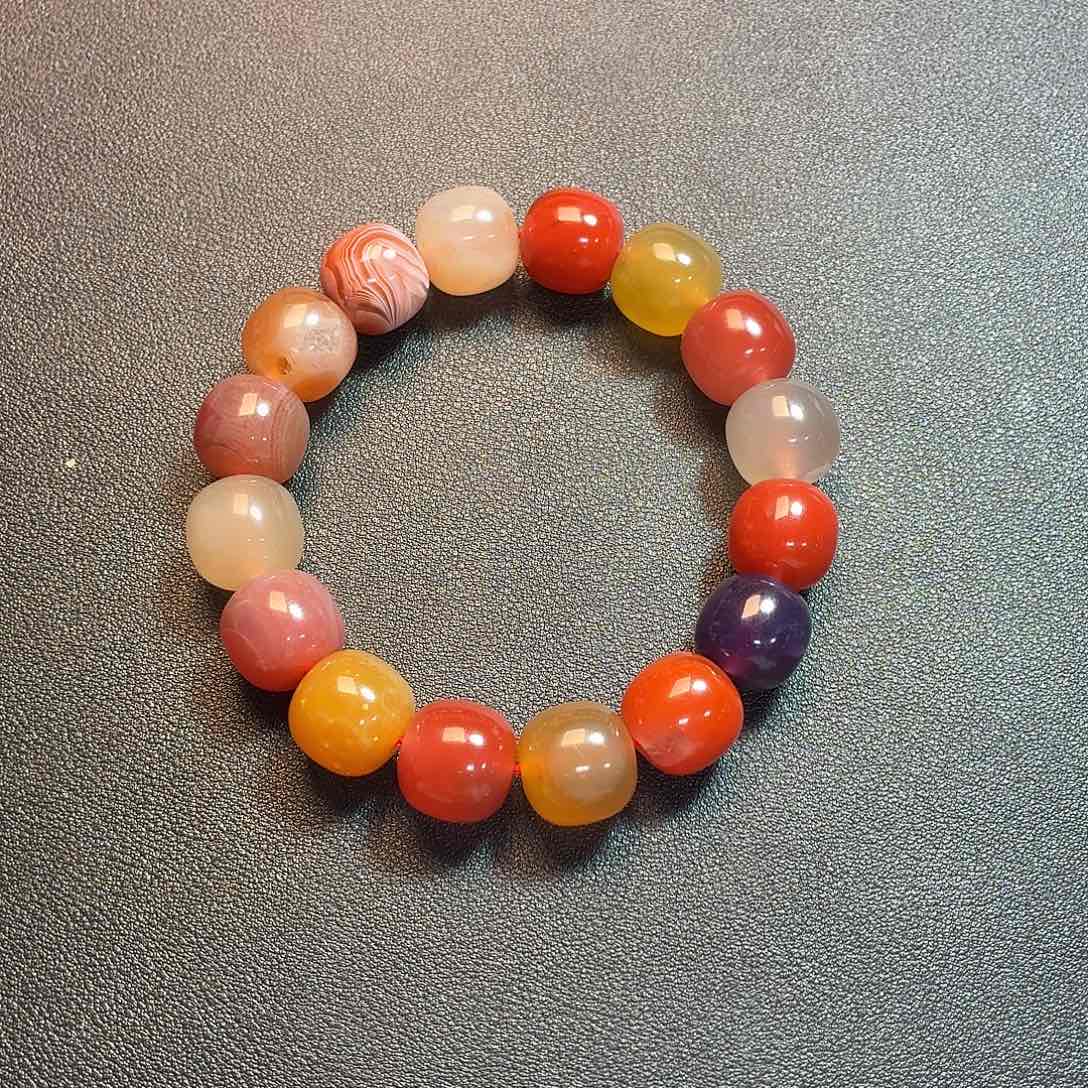 南红玛瑙未镶嵌手串手串