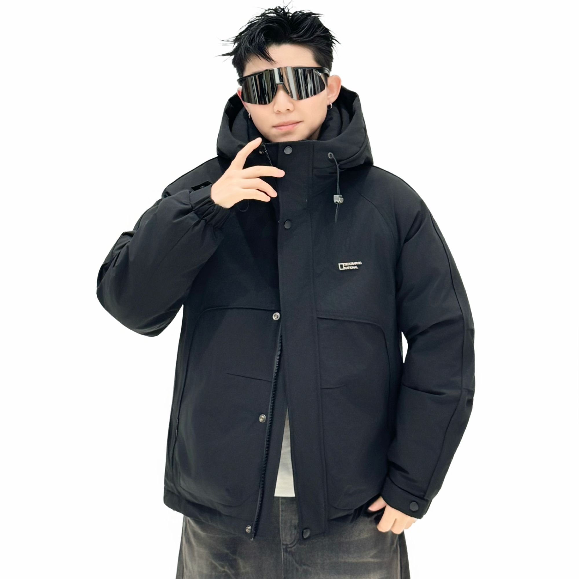 WAG“Sorona生物绒”极寒冲锋衣冬季新款连帽加厚解构保暖外套-619