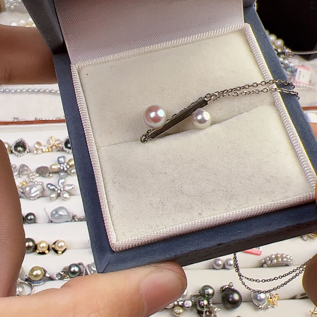 海水珍珠颈饰银S925镶嵌