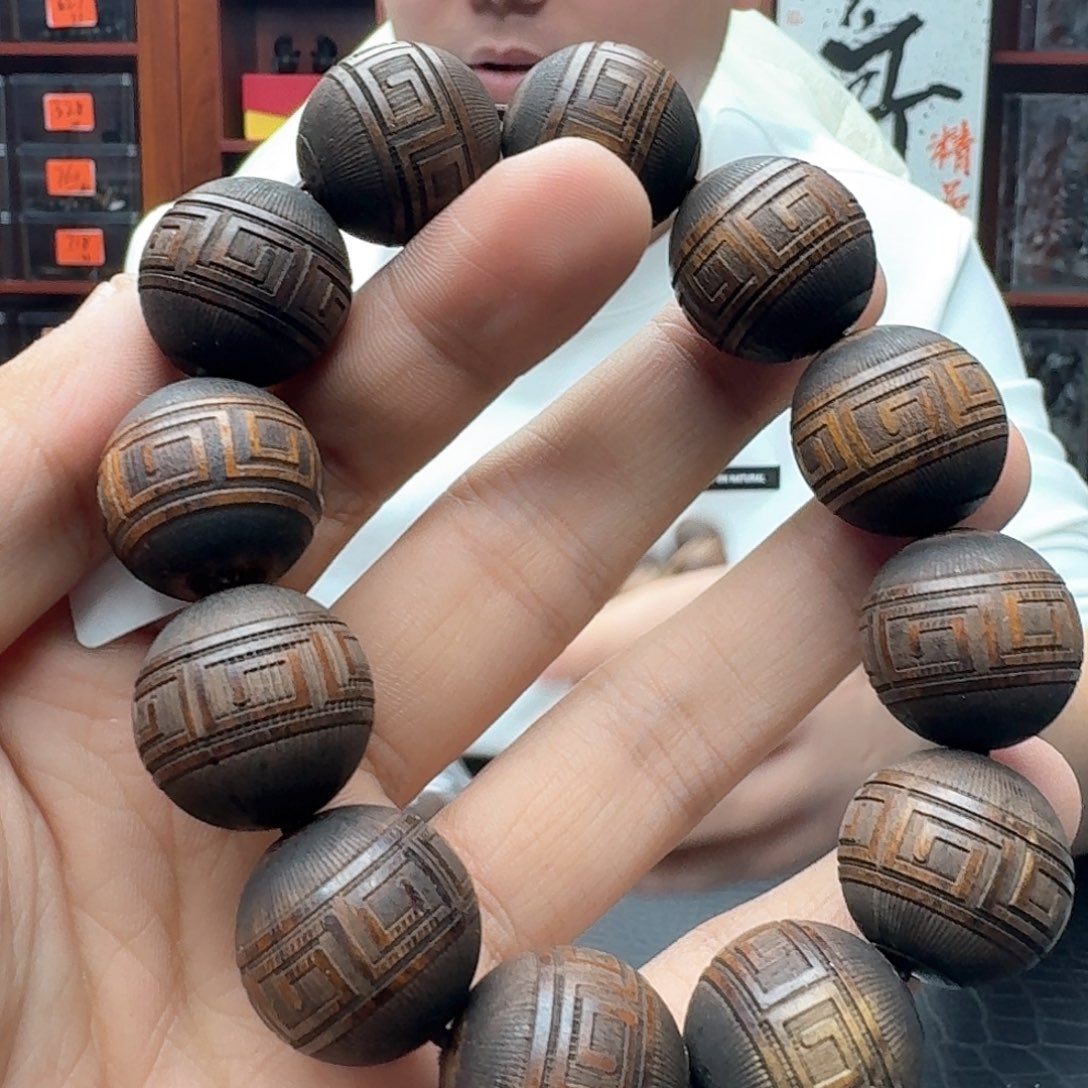 乌木类无事牌手串42