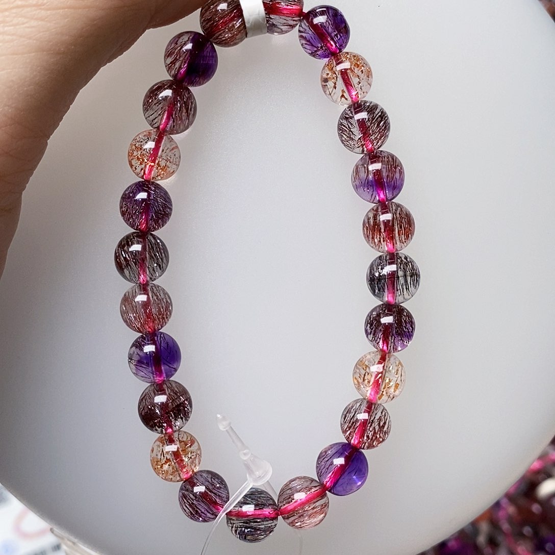 未镶嵌手链水晶h572超七7+