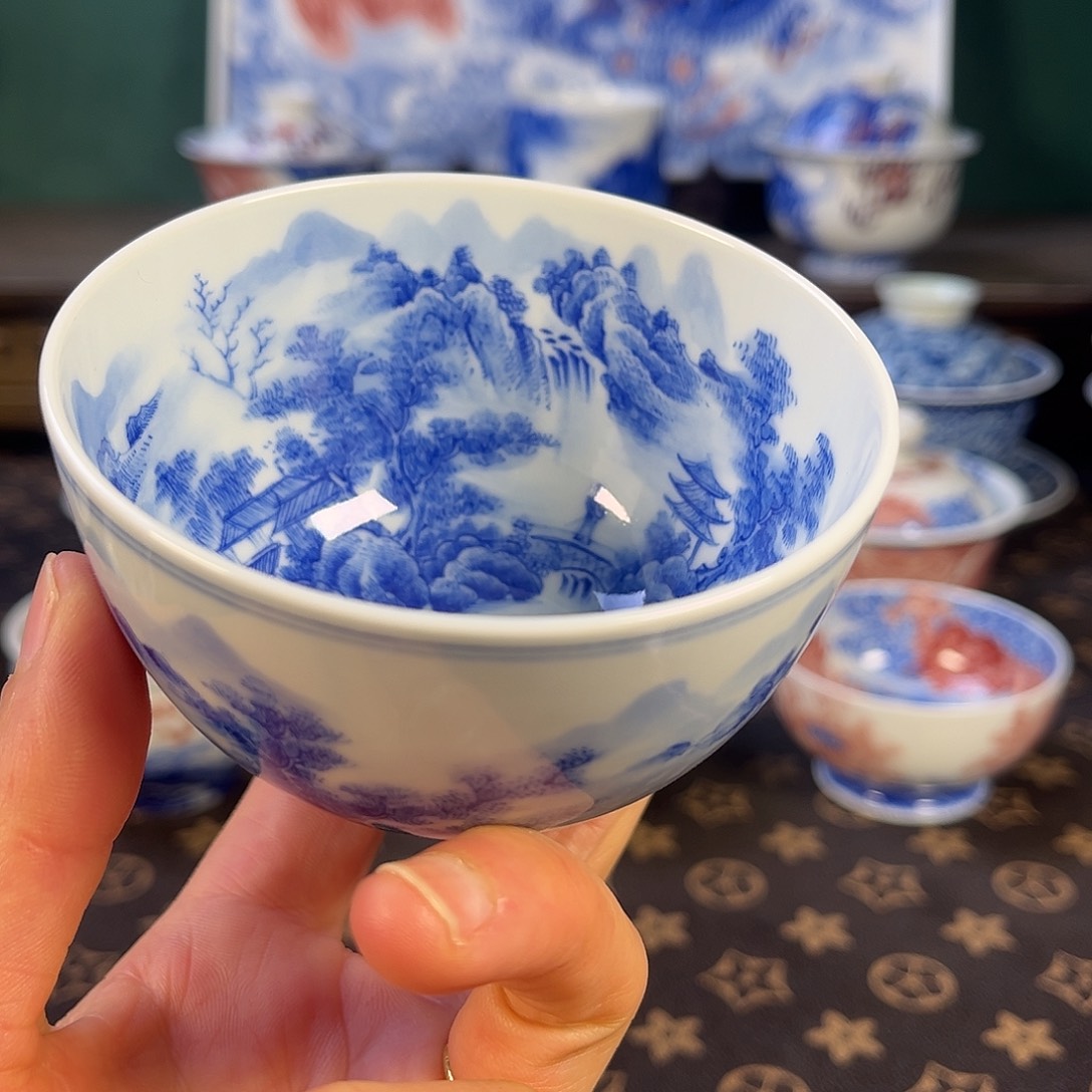 瓷片景德镇市手工手绘