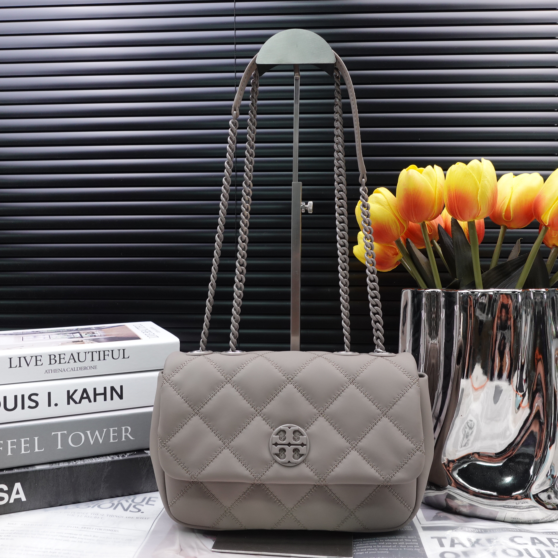 95新 TORY BURCH/汤丽柏琦 单肩包/T_ZY0000  T10242453