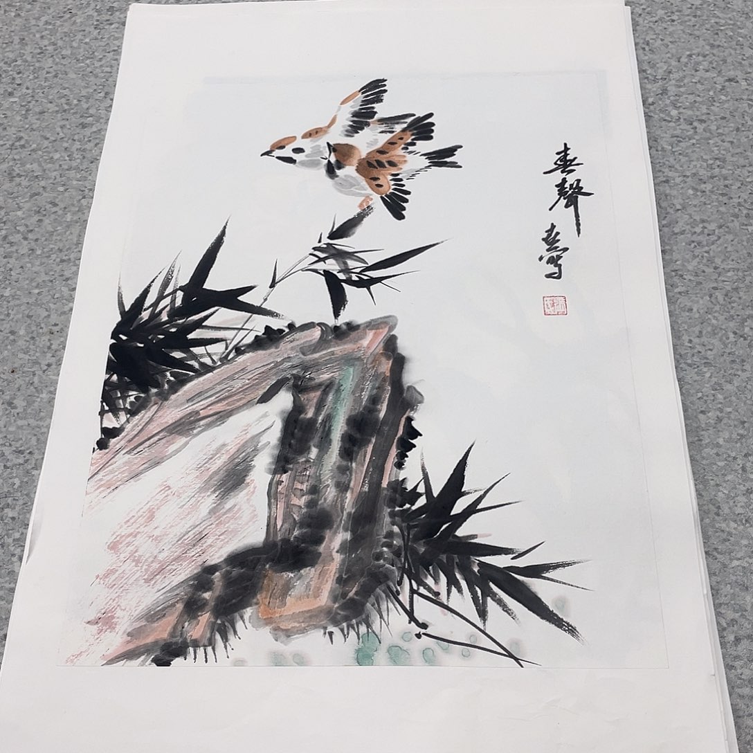 国画1.4平尺国画作品