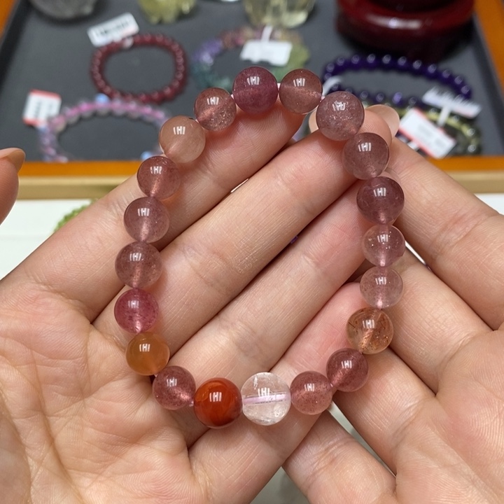 水晶手链未镶嵌手串