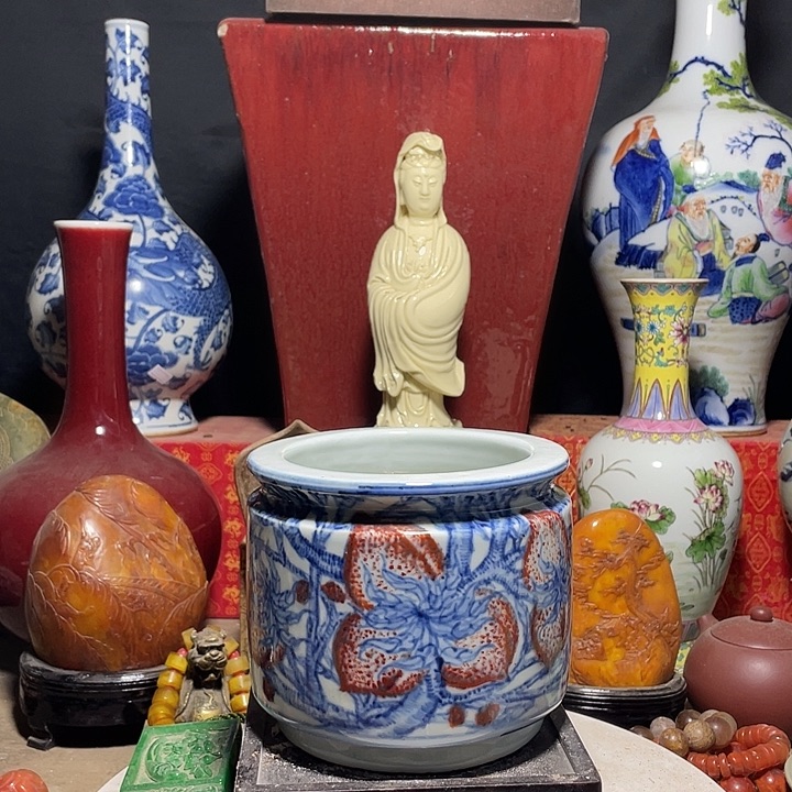 瓷片青花瓷器手工制作