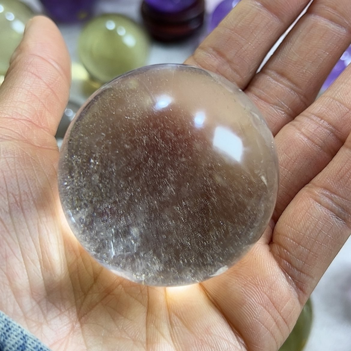 【闪购商品】摆件球未镶嵌水晶