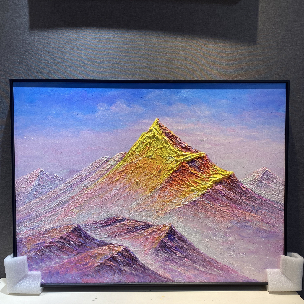 （金山）纯手绘油画装饰画餐厅卧室挂画