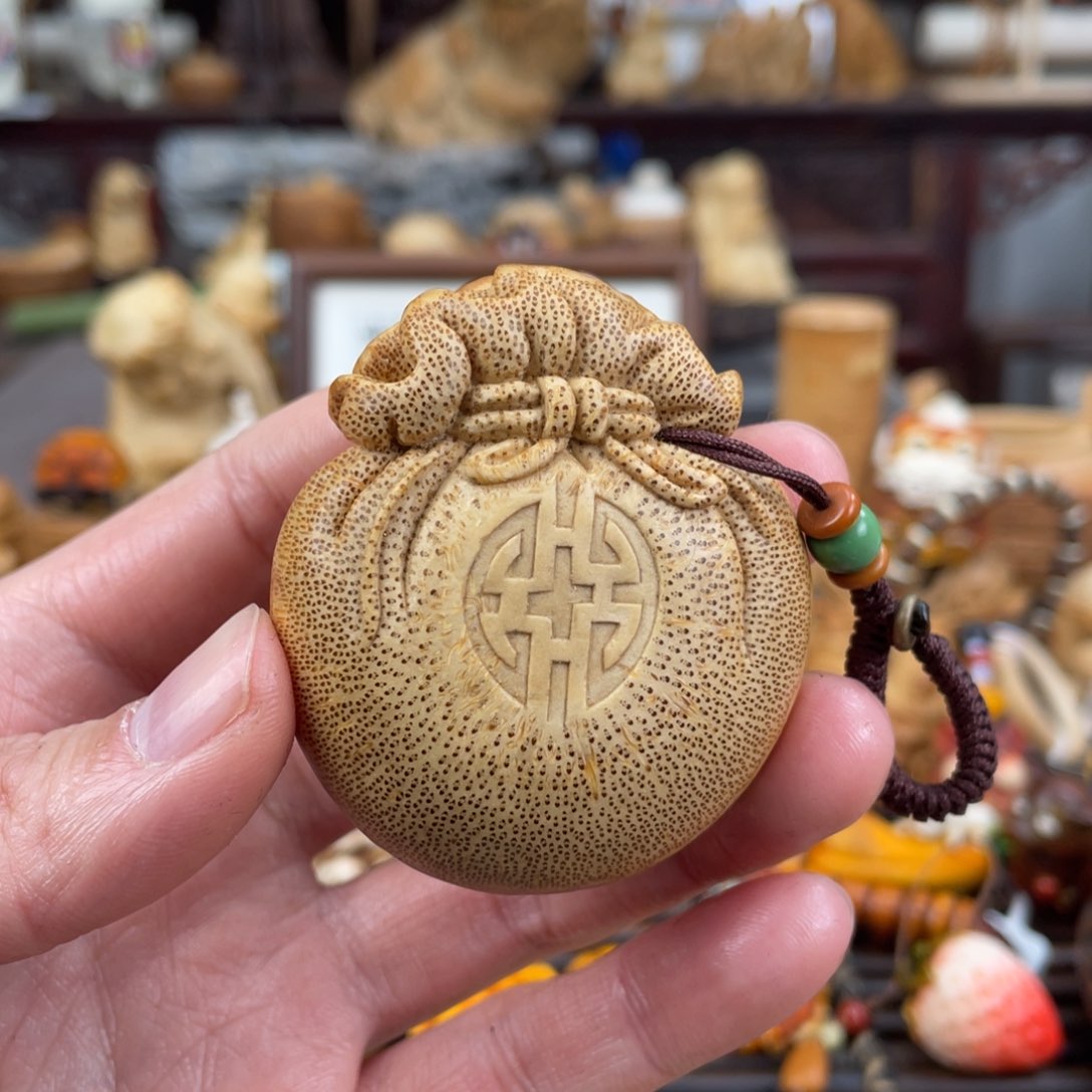 木方颜竹木艺术把件
