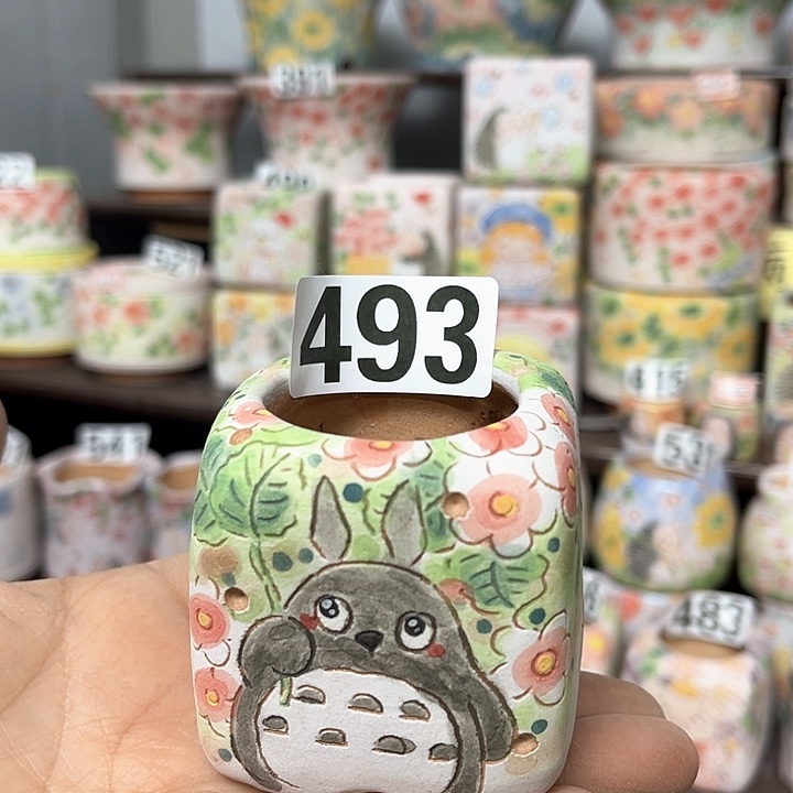 红陶手工制作多肉植物花盆